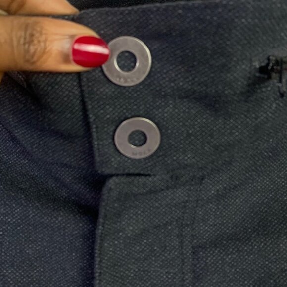 MEXX men coat in dark grey mid length long sleeve front zipper size 44 - Picture 6 of 16